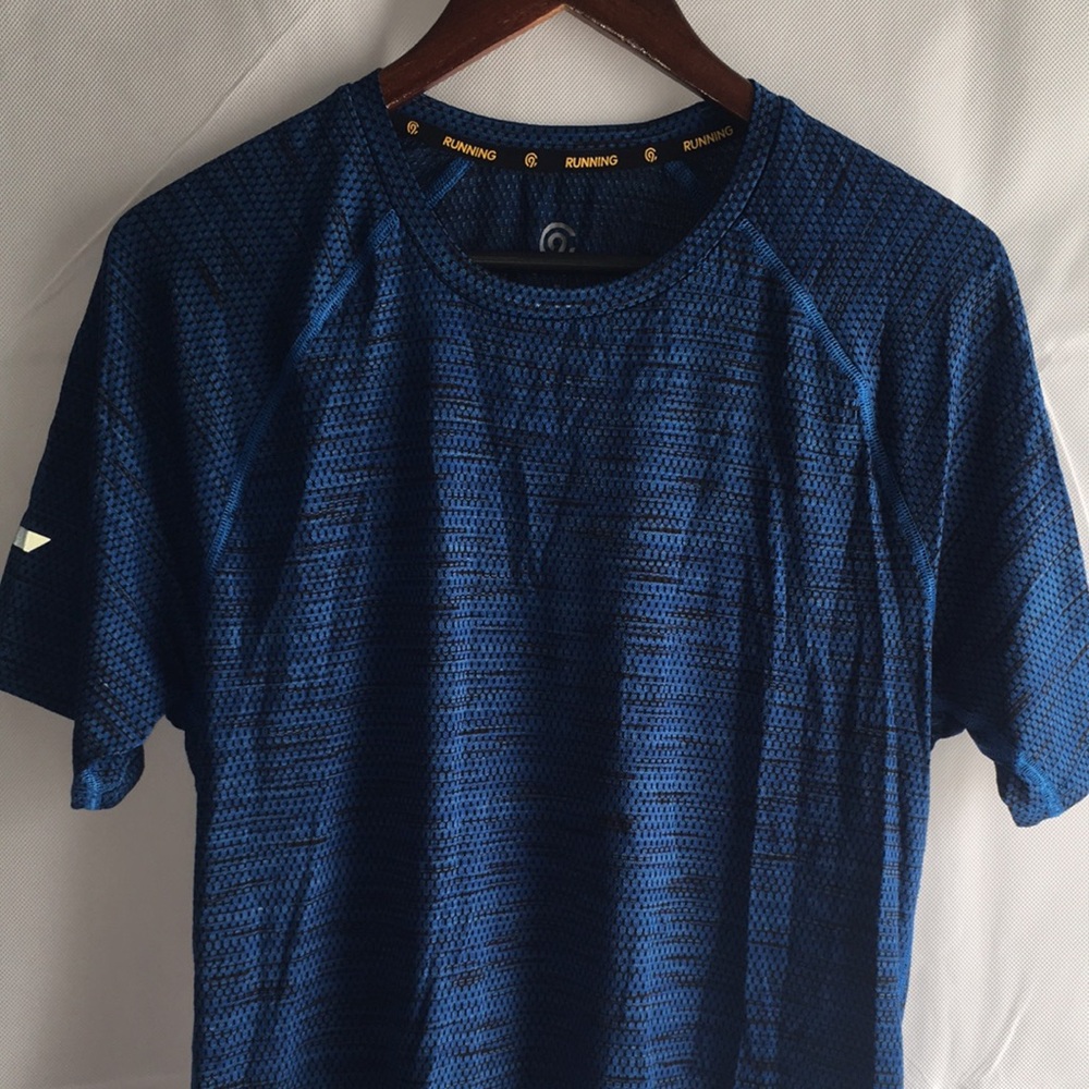 Champion Blue Running Top with reflective accents